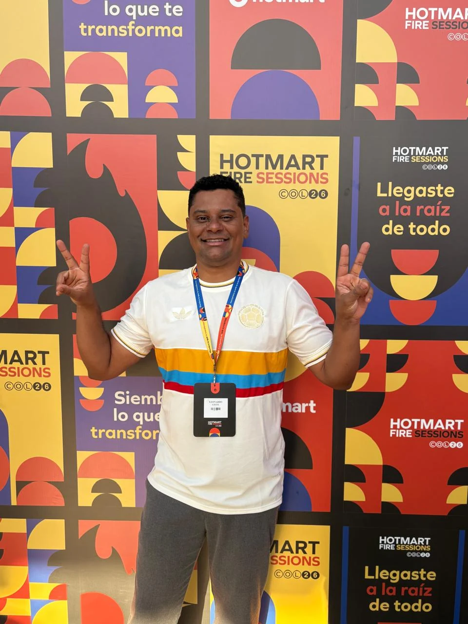 Leonardo Leite en Hotmart FIRE Sessions, Medellín, Colombia